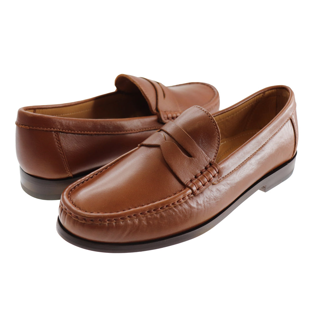 TB Phelps Penny Loafer Tubular English Moccasin Tan