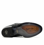 Marco Di Milano Phoenix Caiman Crocodile Round Toe Cowboy Boot Stone Gray
