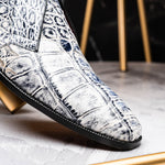 Marco Di Milano Pietro Alligator Chukka Boots Newspaper
