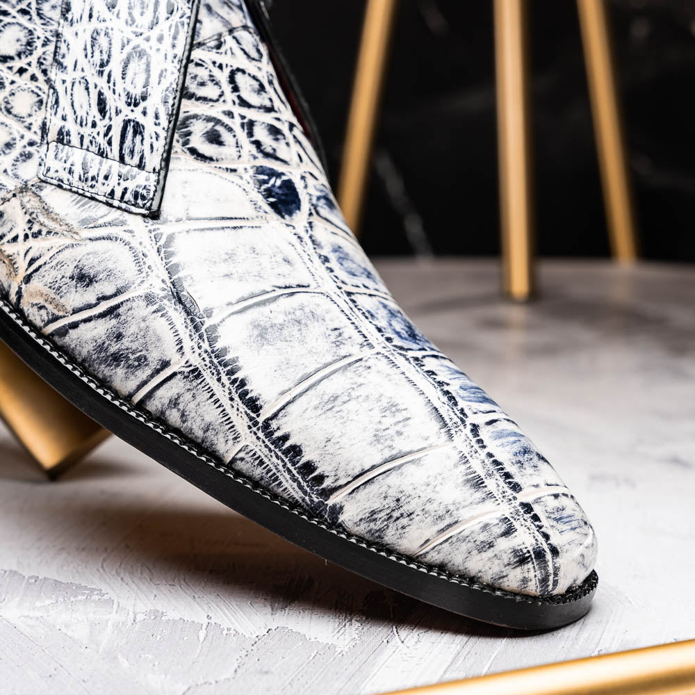 Marco Di Milano Pietro Alligator Chukka Boots Newspaper