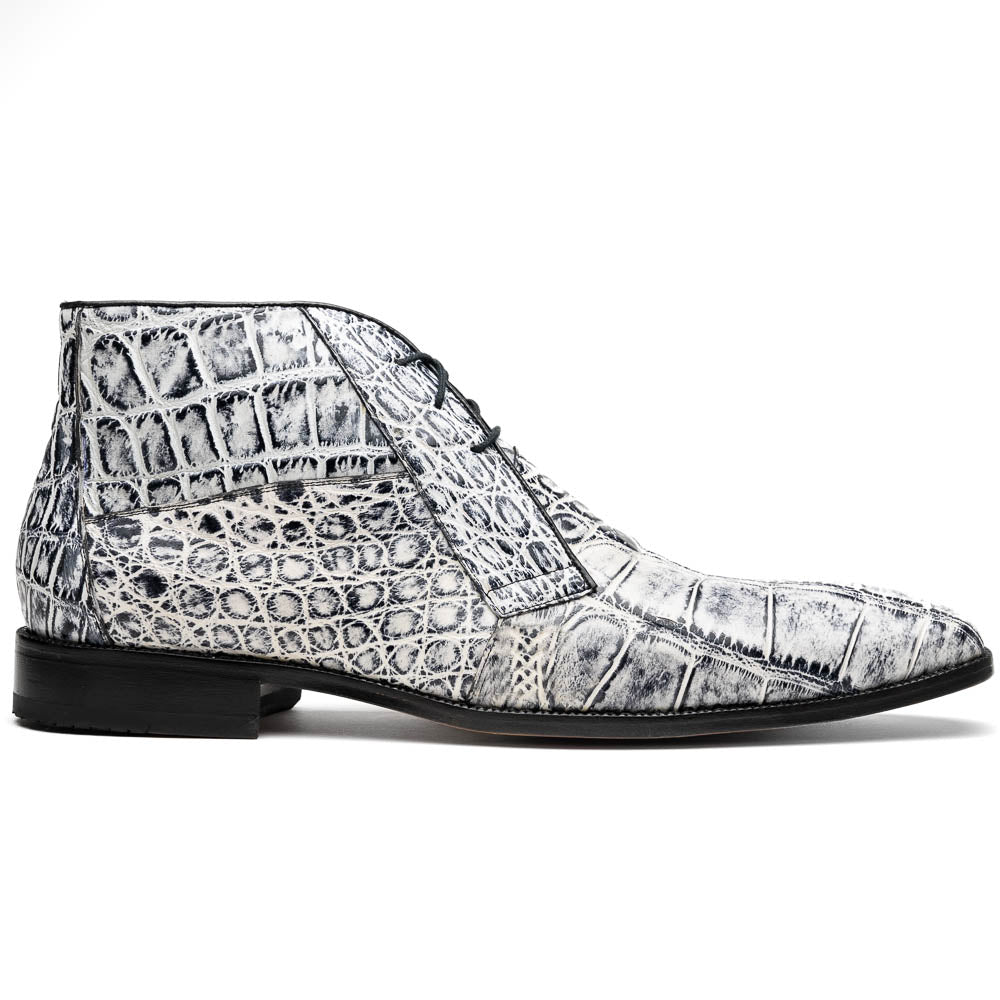 Marco Di Milano Pietro Alligator Chukka Boots Newspaper