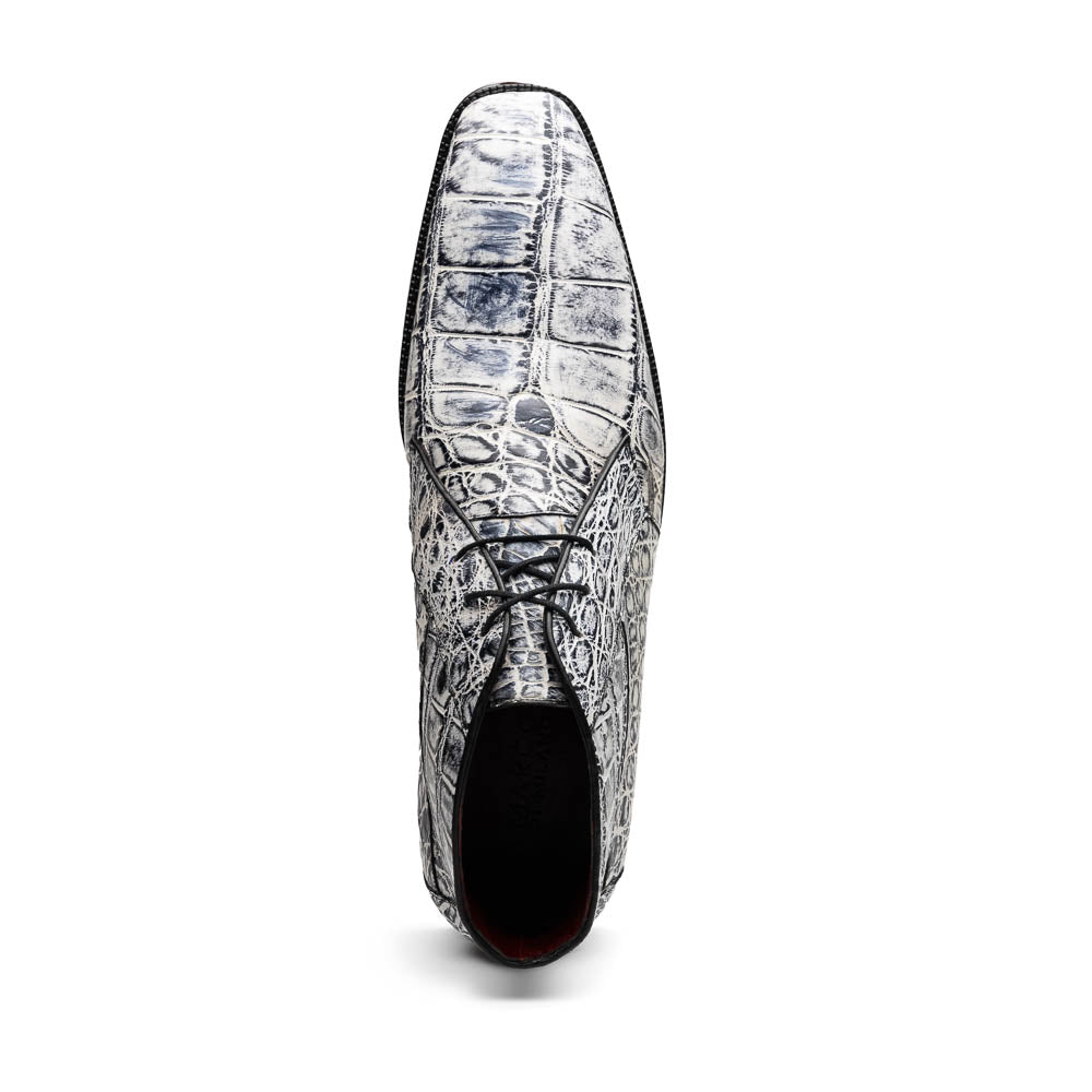 Marco Di Milano Pietro Alligator Chukka Boots Newspaper