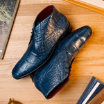 Marco Di Milano Pietro Alligator Chukka Boots Rustic Jean