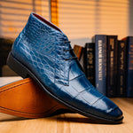 Marco Di Milano Pietro Alligator Chukka Boots Rustic Jean