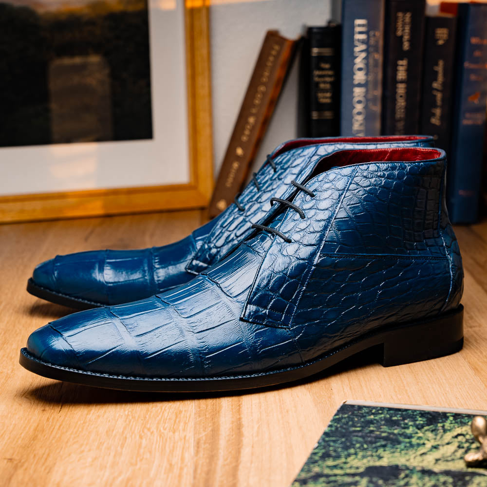 Marco Di Milano Pietro Alligator Chukka Boots Rustic Jean