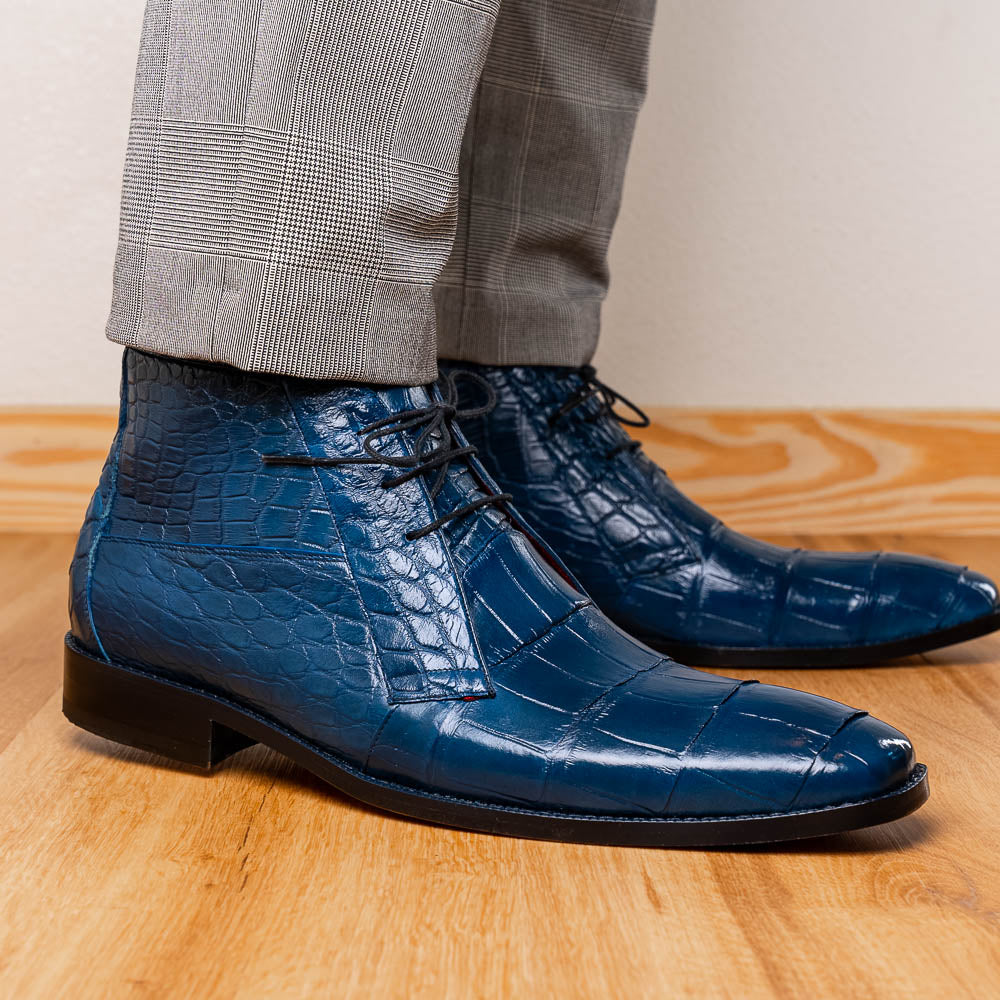 Marco Di Milano Pietro Alligator Chukka Boots Rustic Jean