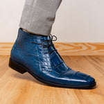 Marco Di Milano Pietro Alligator Chukka Boots Rustic Jean