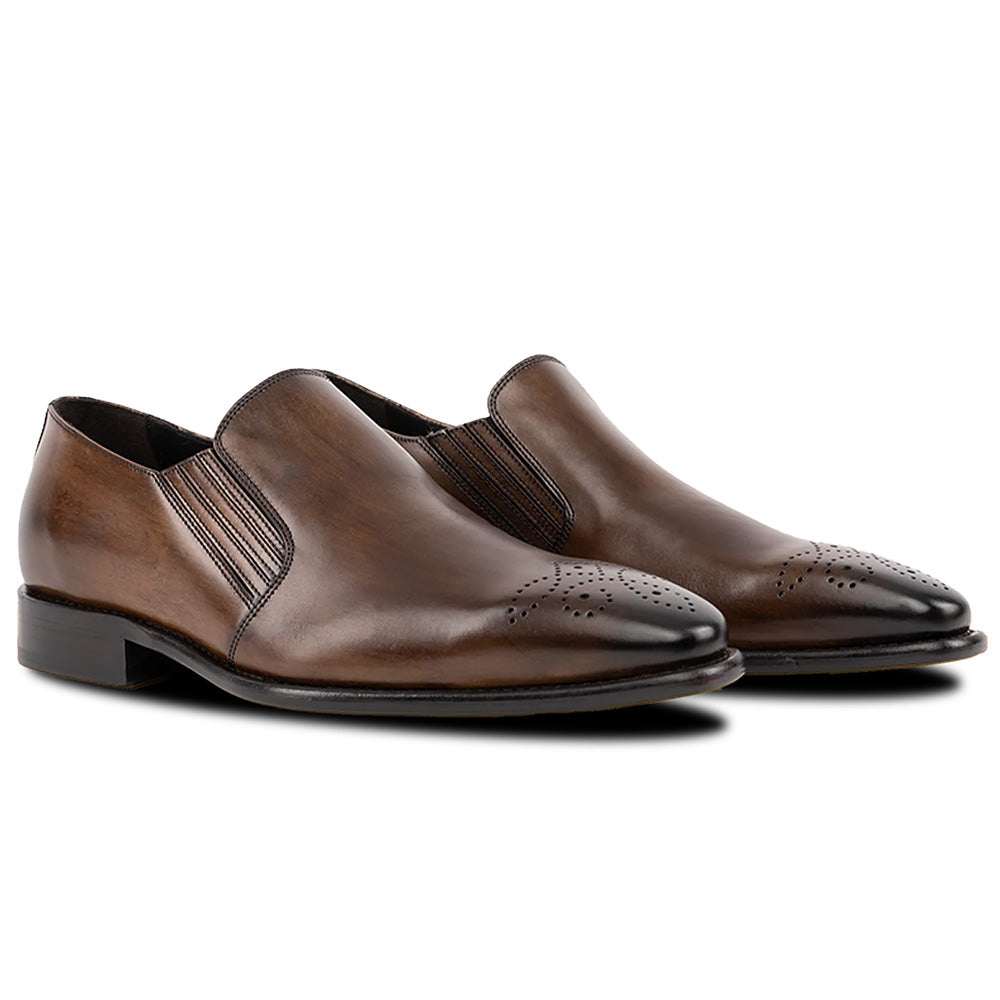 Calzoleria Toscana Pilati Double Gore Slip On Dark