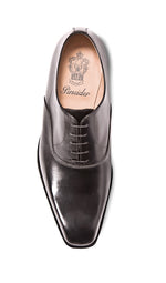 Pineider Polished Lace Up Oxford Black