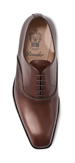 Pineider Polished Lace Up Oxford Burgundy