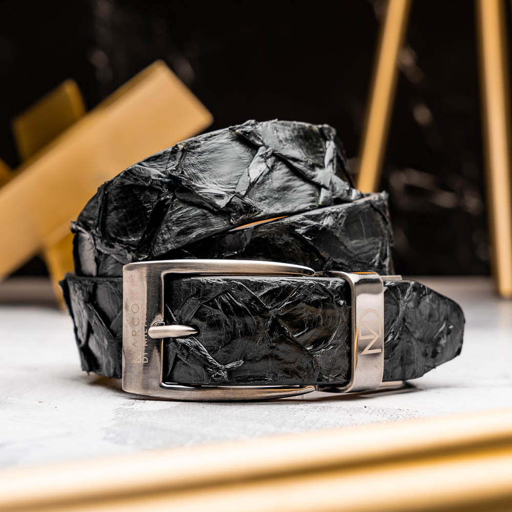 Marco Di Milano Pirarucu Belt Black