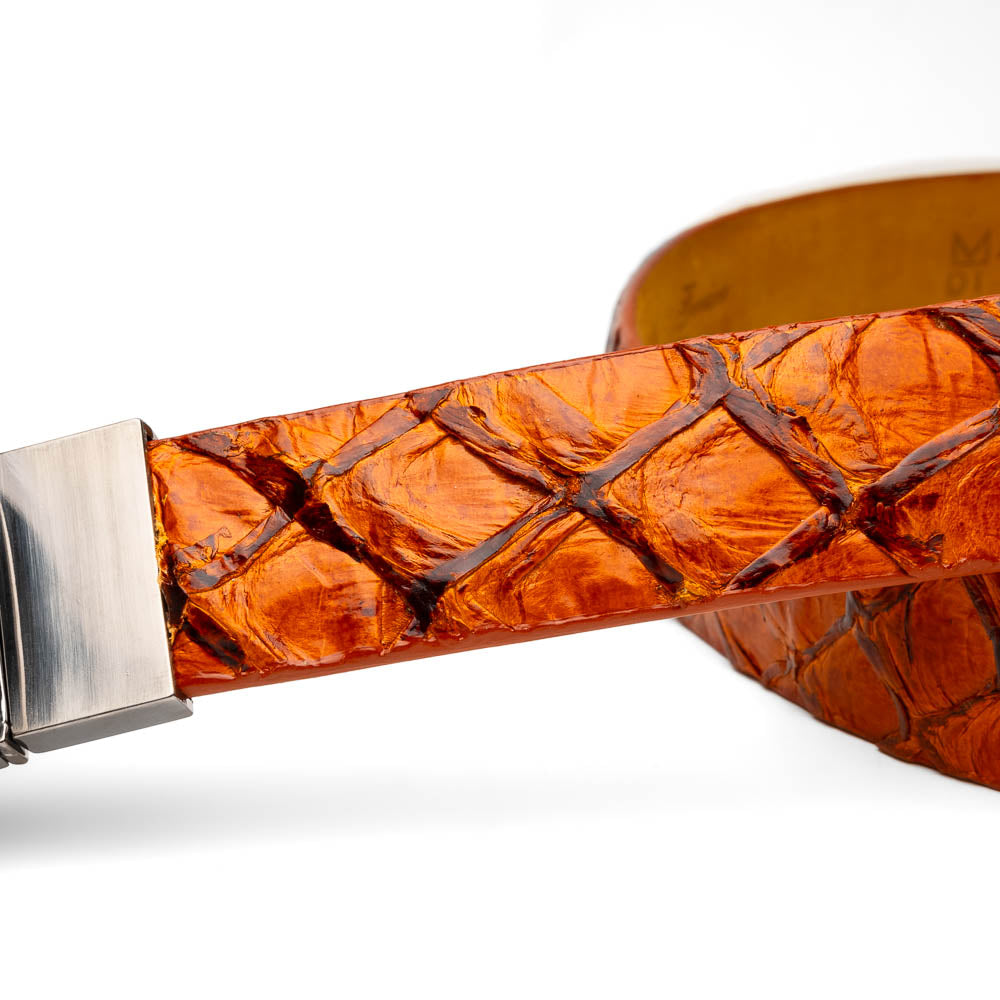 Marco Di Milano Pirarucu Belt Cognac