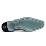 Marco Di Milano Pissa Caiman Crocodile & Lizard Patchwork Derby Aqua / White