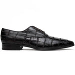 Marco Di Milano Pissa Caiman Crocodile & Lizard Patchwork Derby Brown