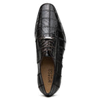 Marco Di Milano Pissa Caiman Crocodile & Lizard Patchwork Derby Brown