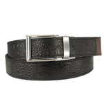TB Phelps Player One-Size Micro Adjustable Hornback Croco Belt Black