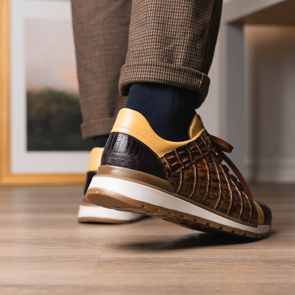 Marco Di Milano Portici Caiman & Lizard Sneakers Orix Combo