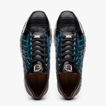 Marco Di Milano Portici Caiman & Lizard Sneakers Blue Combo