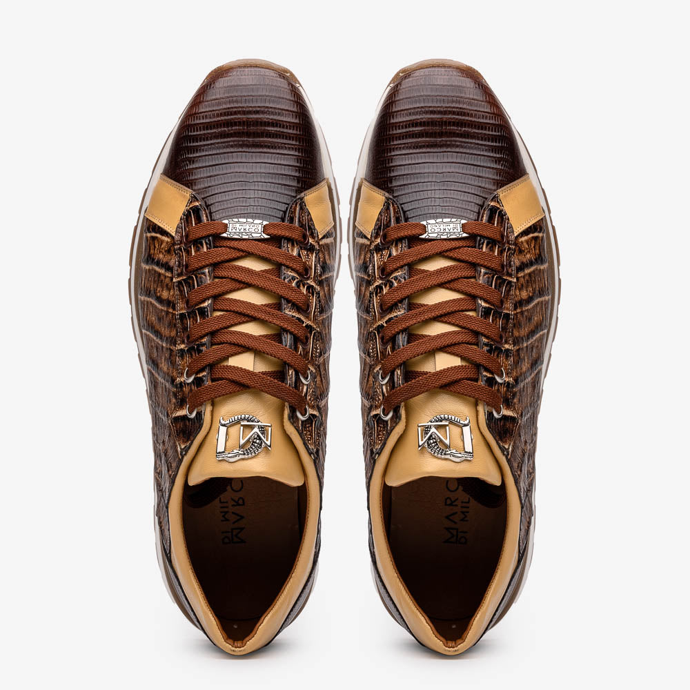 Marco Di Milano Portici Caiman & Lizard Sneakers Orix Combo
