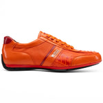 View product image 1: Marco Di Milano Portofino Ostrich Leg & Calfskin Sneaker Orange