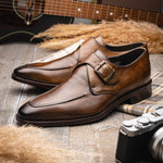 Calzoleria Toscana Preci Calfskin Monkstrap Moor