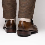 Calzoleria Toscana Preci Calfskin Monkstrap Moor