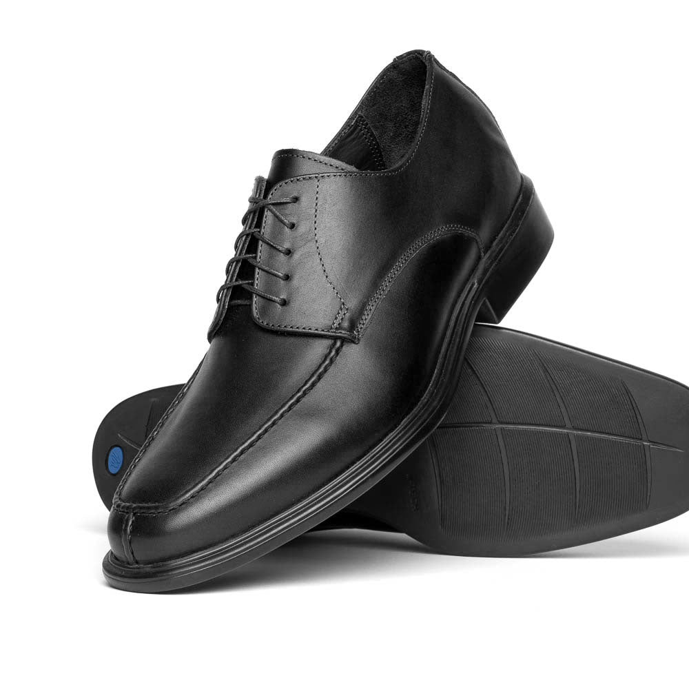 Neil M Men's President, Black Buttery Calfskin