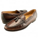 TB Phelps Preston Deerskin Tassel Loafers Chestnut