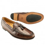 TB Phelps Preston Deerskin Tassel Loafers Chestnut