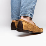 TB Phelps Preston Safari Leather Penny Loafers Tan