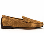 TB Phelps Preston Safari Leather Penny Loafers Tan