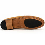 TB Phelps Preston Safari Leather Penny Loafers Tan