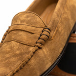 TB Phelps Preston Safari Leather Penny Loafers Tan