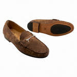 TB Phelps Preston Washed Calf Bridge Bit Loafers Espresso
