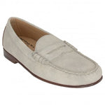 TB Phelps Preston Safari Leather Bit Loafers Washed Grey