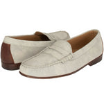 TB Phelps Preston Safari Leather Bit Loafers Washed Grey