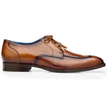 Belvedere Primo Alligator & Pebble Grain Derby Ant. Almond (R83)