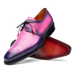 Mezlan Principe Patina Leather Derby Pink (Exclusive) (20842)