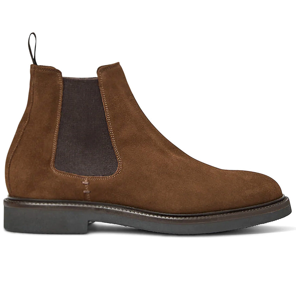 Aquatalia Prospero Suede Chelsea Boot Taupe