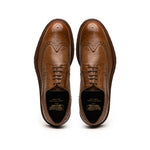 Calzoleria Toscana Q255 Dip-Dyed Calfskin Wingtip Brown