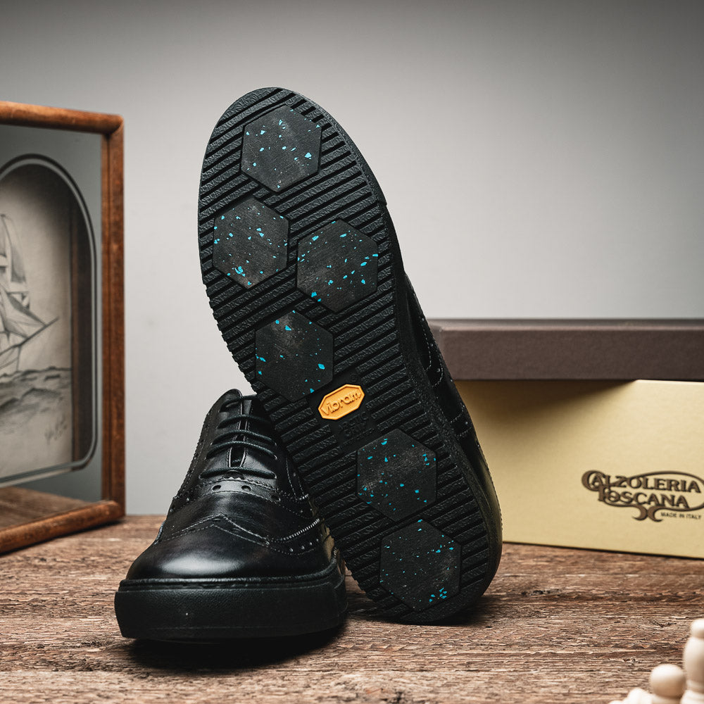 Calzoleria Toscana Q406 Wingtip Sneakers Graphite