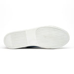 Calzoleria Toscana Q421 Crocodile & Suede Sneakers Blue