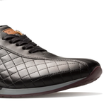 Mezlan Quilted Nappa Sneaker Black