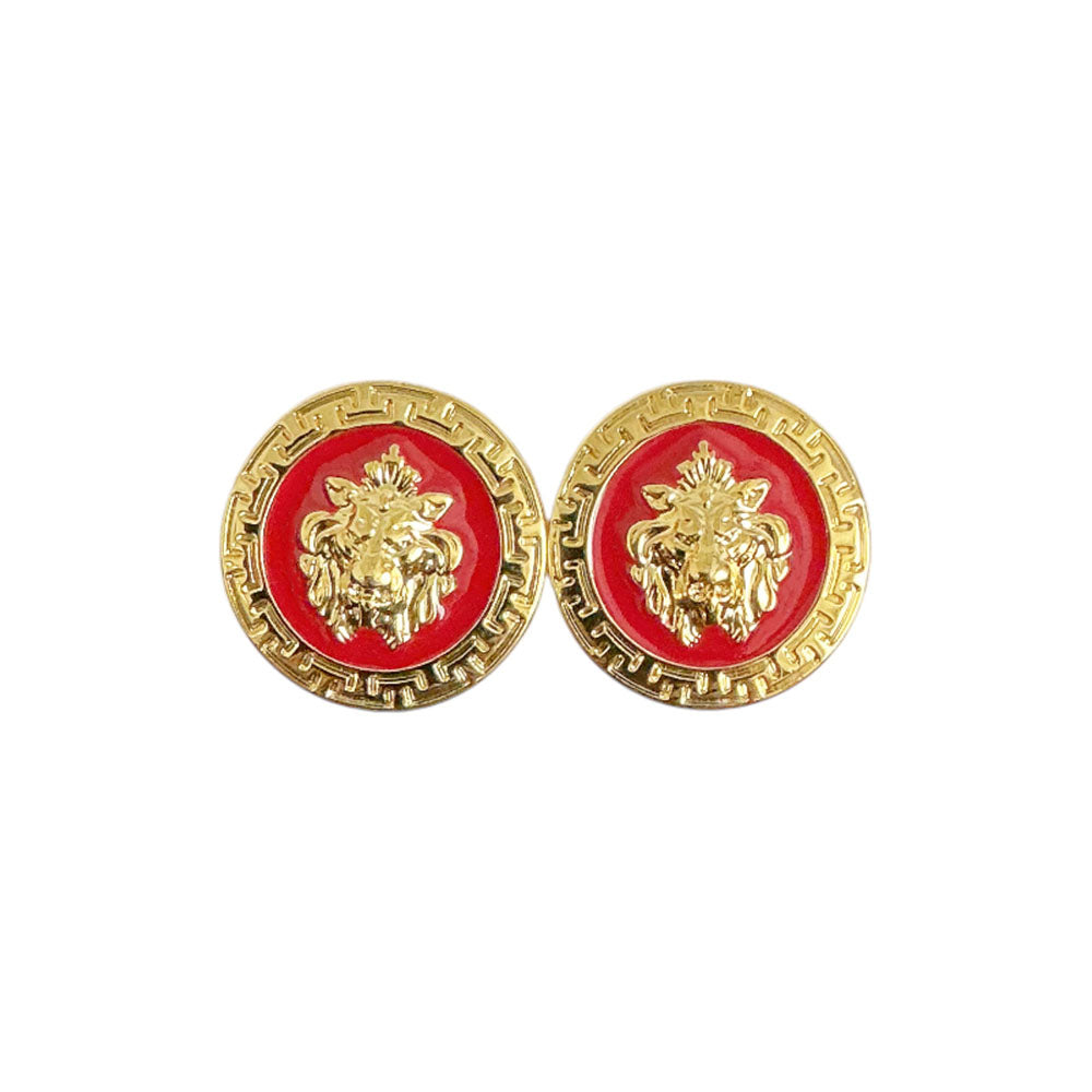 Emilio Franco Couture Cufflink Red / Gold