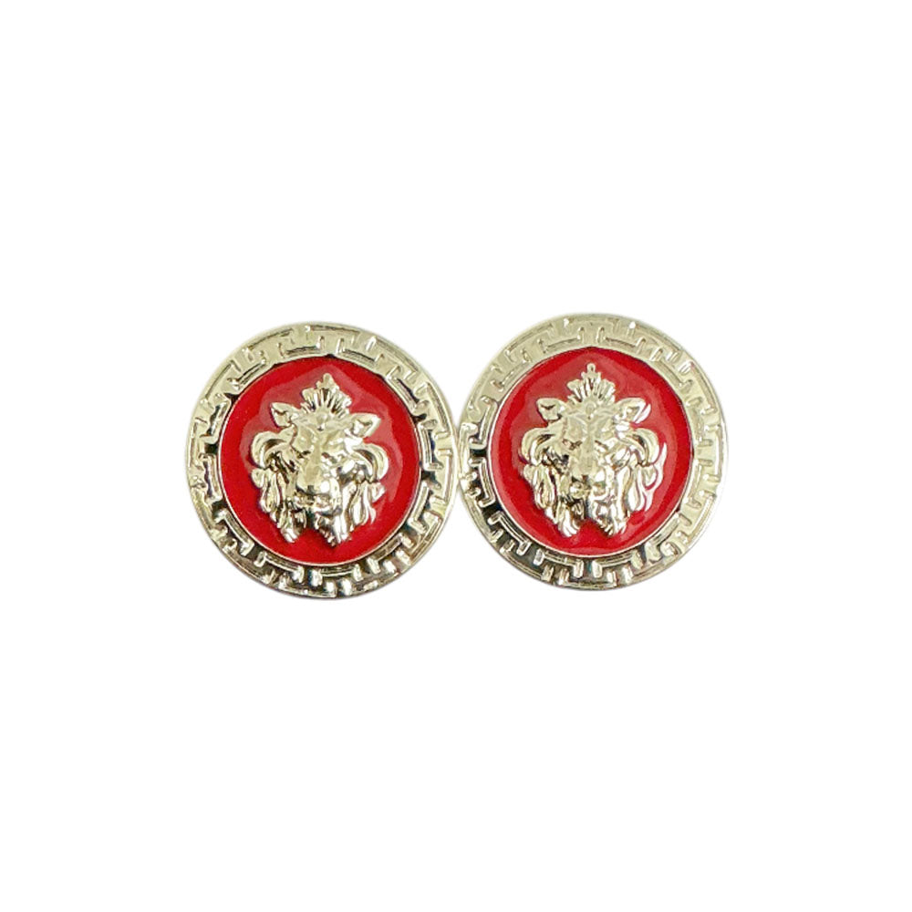 Emilio Franco Couture Cufflink Red / Silver