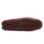 Marco Di Milano Remo Caiman Crocodile Driving Shoes Wine
