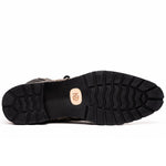 Marco Di Milano Renzo Ostrich Lace Up Boots Stone Black