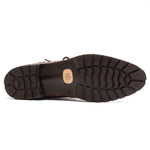 Marco Di Milano Renzo Ostrich Lace Up Boots Stone Brown