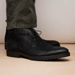 Zelli Rezza Italian Suede Chukka Boot Black (46-602-BLK)