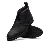 Zelli Rezza Italian Suede Chukka Boot Black (46-602-BLK)